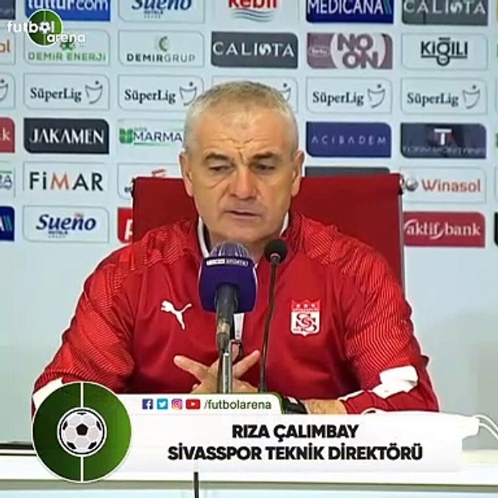 Rıza Çalımbay: "Yukarıdakileri yakalamaya çalışacağız"