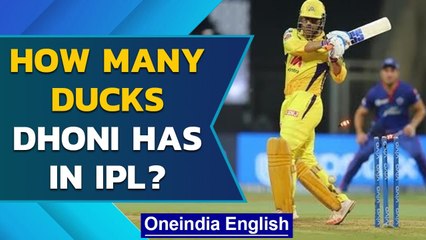 Chennai Super Kings captain MS Dhoni has this many ducks in IPL | Oneindia News