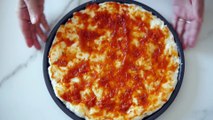 Pizza SIN harina de trigo (sin tacc) ESPONJOSA   la fabulosa CHIPAPIZZA - Cómo hacer pizza E06