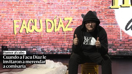 Cuando a Facu Díaz le invitaron a merendar a comisaría
