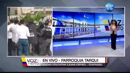 La votación y declaraciones del candidato Guillermo Lasso en Guayaquil