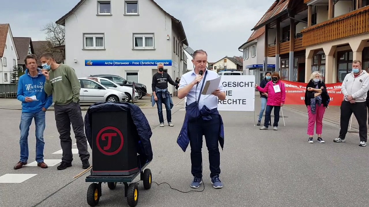 Masken sind die neue Ersatzreligion - Rede zur Demo in Ottersweier