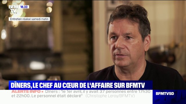 Christophe Leroy à propos du dîner au palais Vivienne: Il n'y a rien de grave, je n'ai tué personne, je n'ai volé personne