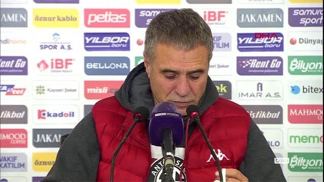 SPOR Hes Kablo Kayserispor - Fraport-TAV Antalyaspor maçının ardından