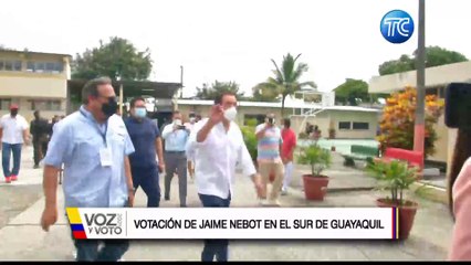 Así fue la votación de Jaime Nebot al sur de Guayaquil