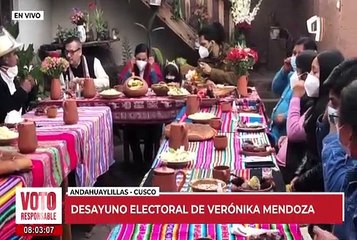 Verónika Mendoza: Me siento con mucha esperanza porque ha llegado el momento del cambio