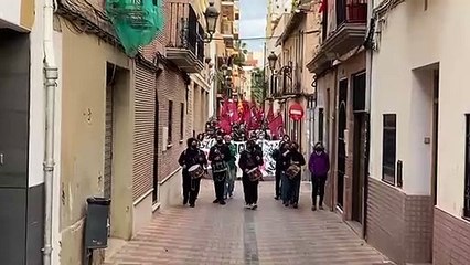 Manifestació a Burjassot en homenatge a Guillem Agulló