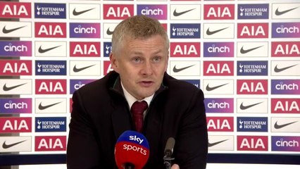 Solskjaer happy with Utd's comeback win at Spurs