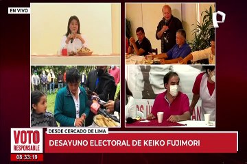 Keiko Fujimori: Vamos a tomar con mucha prudencia y serenidad los primeros resultados