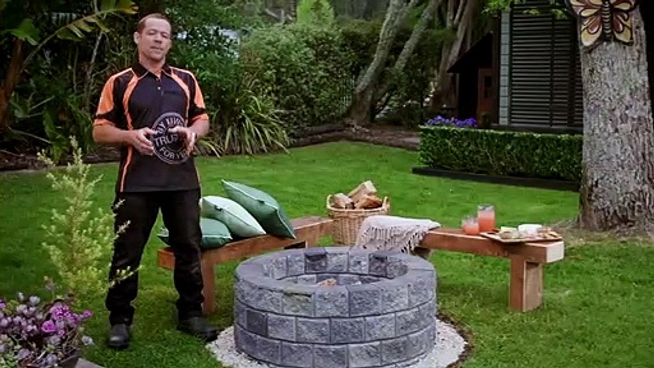 How To Build A Fire Pit Mitre 10 Easy As Diy video Dailymotion