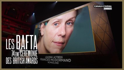 Скачать видео: BAFTA 2021 : Frances McDormand, BAFTA de la meilleure actrice pour NOMADLAND