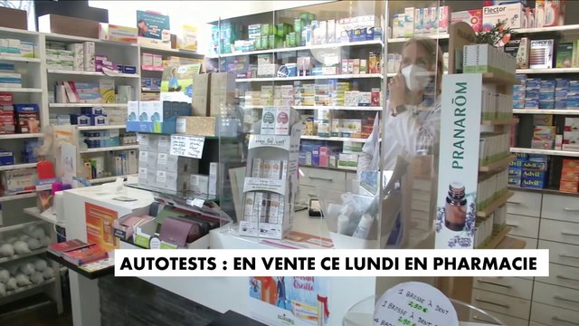 Autotests : en vente ce lundi en pharmacie