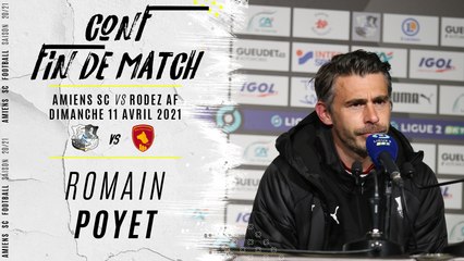 Conférence d'après match ASC - RAF : Romain Poyet