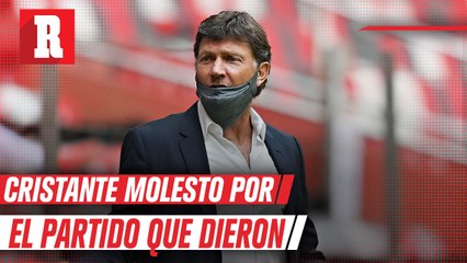 Hernán Cristante: "Estoy avergonzado porque no hicimos un buen partido"