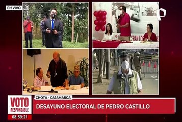 Yonhy Lescano: "esperaremos resultados en casa junto a la familia y militantes del partido"