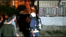 Antalya'da apartman sakinlerini sokağa döken yangın