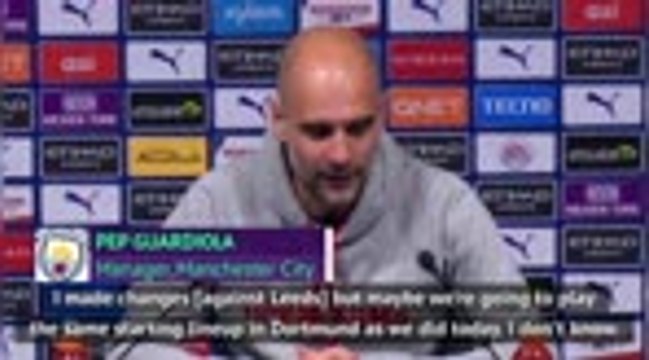 Guardiola defends City selection for Leeds defeat