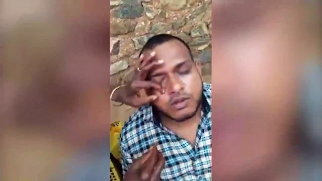 Hindistan'da mide bulandıran göz muayenesi