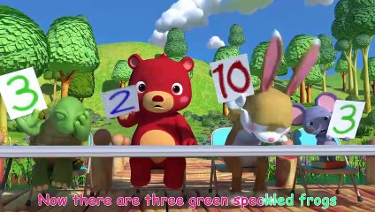 Five Little Speckled Frogs | Cocomelon Nursery Rhymes & Kids Songs