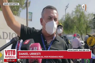 Urresti critica desayunos electorales de sus adversarios: “Me siento indignado”
