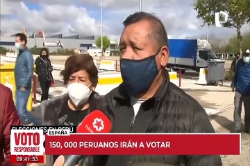 Miles de peruanos fueron a votar en España, Italia y Japón