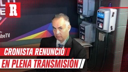 Alfonso Lanzagorta anunció su salida de Fox Sports en plena transmisión