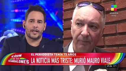 Así informaron en América la muerte de Mauro Viale