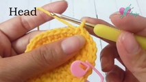 #147​  Diy Animal Amigurumi | How To Crochet A Duck Amigurumi (1/2)| Free Pattern | Amiguworld