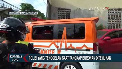 Download Video: Basarnas Temukan Jasad Bripka Mashudin yang Tenggelam Saat Tangkap Buron di Sungai Martapura