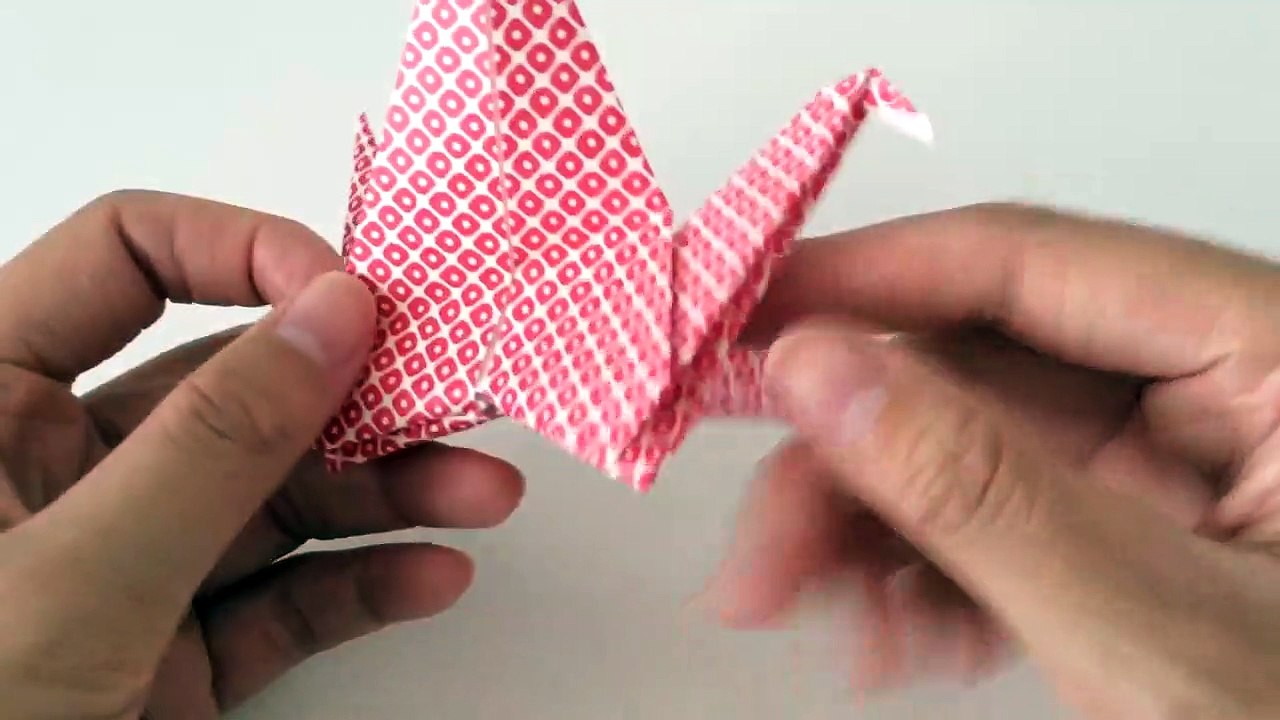 Origami - Flapping Crane Tutorial