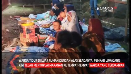 Download Video: Warga Korban Gempa Mengungsi di Tenda Darurat