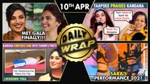 Kangana Praises Taapsee, Sara's Performance, Taimur Does Yoga, Janhvi Trolled For Bikini|Top 10 News