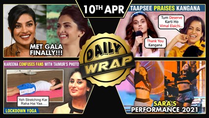 Kangana Praises Taapsee, Sara's Performance, Taimur Does Yoga, Janhvi Trolled For Bikini|Top 10 News