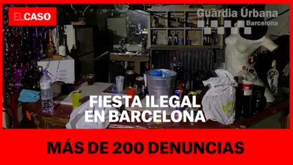 Nueva fiesta ilegal en Barcelona: más de 200 denuncias