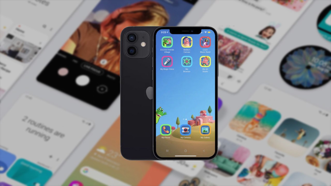 Experience Samsung's One UI On Apple iPhone Running Android On iPhone 12 Pro