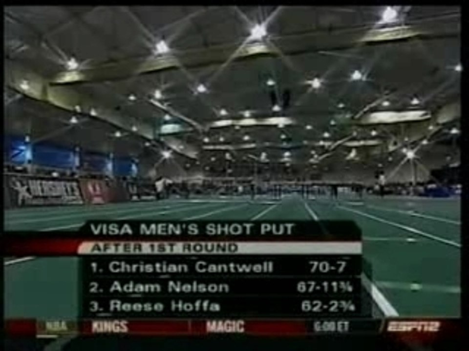 Athlé championnats USA lancer poids 2008