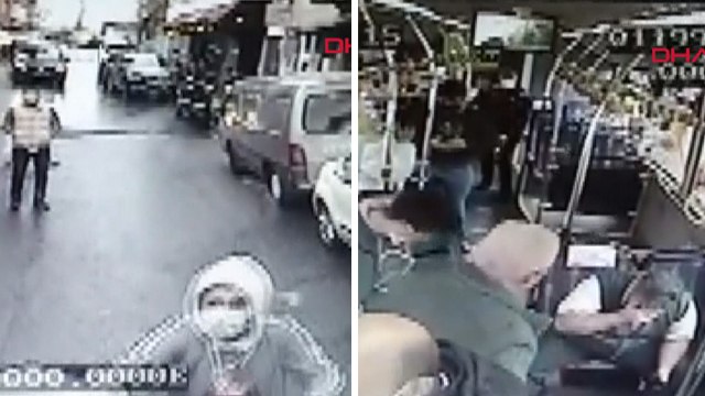 Sarıyer’de İETT şoförüne mermerli saldırı