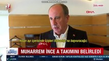 Eski milli futbolcu Muharrem İnce'nin ekibinde