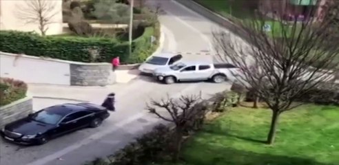 Cinnet getiren sürücü dehşet saçtı