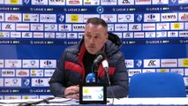 J32 Ligue 2 BKT : La réaction de F.Vandeputte après Grenoble Foot 38 3-1 SMCaen