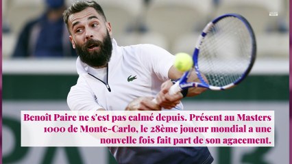 Benoît Paire : nouveau dérapage à Monte-Carlo, la Toile mitigée