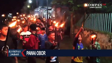 Di Indramayu, Pawai Obor Sambut Bulan Ramadan