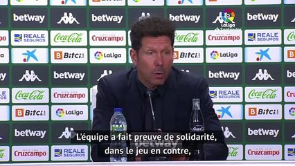 Simeone : "Résister, voilà un mot qui me plaît"