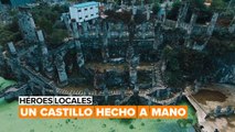 Este profesor ha levantado un castillo con sus propias manos