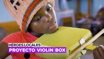 Héroes locales: un violín de cartón para salir de la pobreza