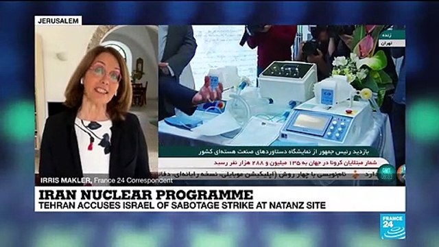 Iran blames Israel for sabotage at Natanz nuclear site
