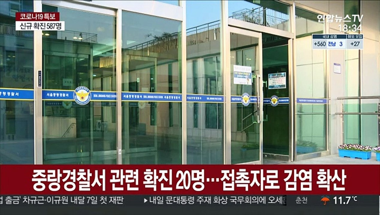 경찰 잇단 확진에 치안공백 우려…"내부방역 강화"
