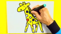 How To Draw A Nice Giraffe | Easy Drawing For Children | Easy Drawing Step By Step