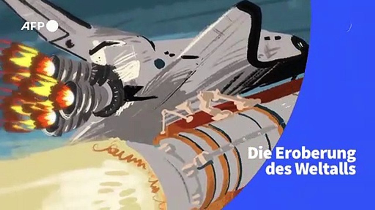 Videografik: Die Eroberung des Weltalls