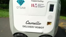 Dos robots atienden a 700 hogares en un barrio de Singapur transportando los pedidos de aquellos que realizan una compra on line